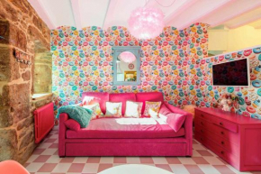 La Suite Años 50 La casa Barbie Bañera chimenea